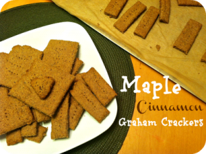 Maple Cinnamon Graham Crackers