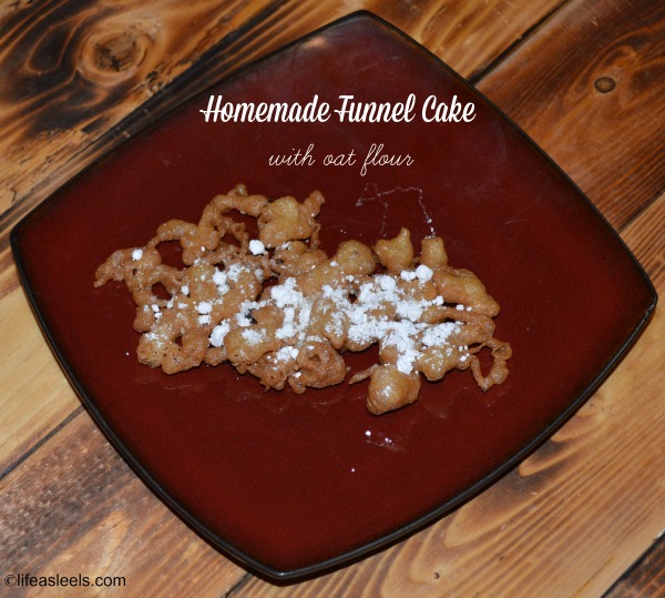 Homemade Funnel Cake (with oat flour)