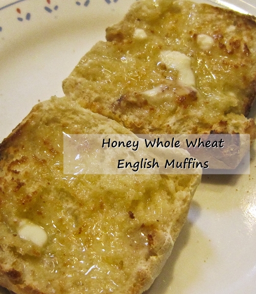 Honey Whole Wheat English Muffins | Grain Mill Wagon