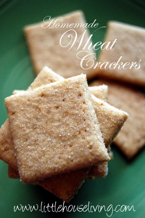 Homemade Wheat Crackers