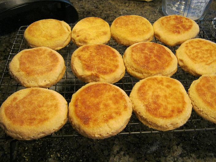 Whole Wheat English Muffins