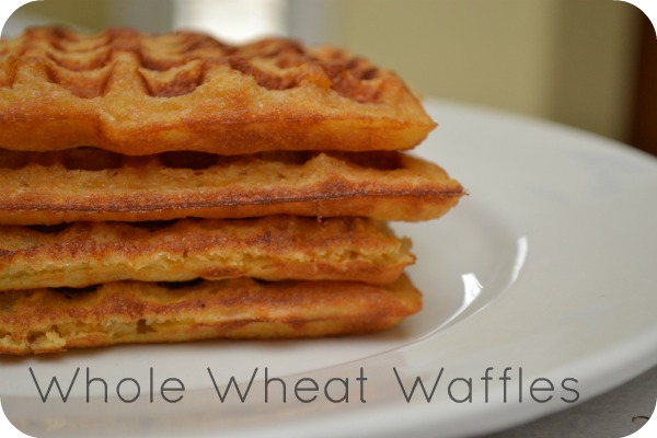 100% Whole Wheat Waffles