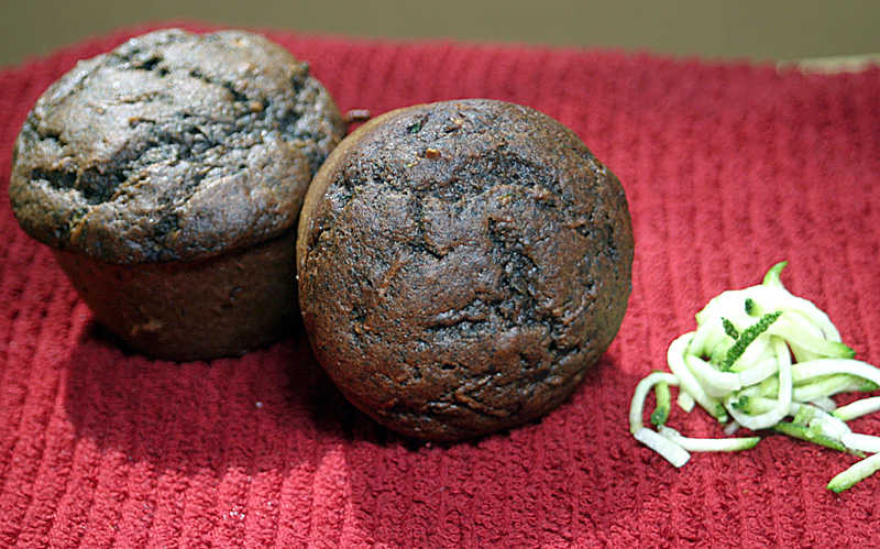 Chocolatey Black Bean Zucchini Cupcakes
