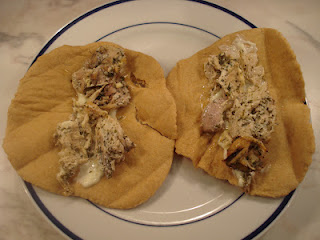 Chicken Gyros on Whole Wheat Pita