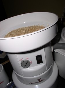 Milling rice for GF brownies