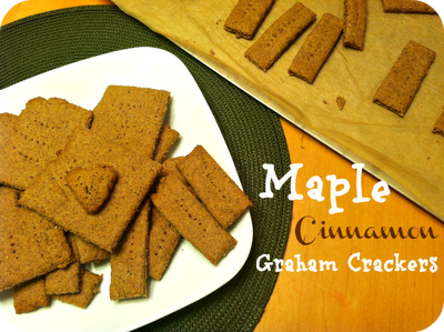 Maple Cinnamon Graham Crackers