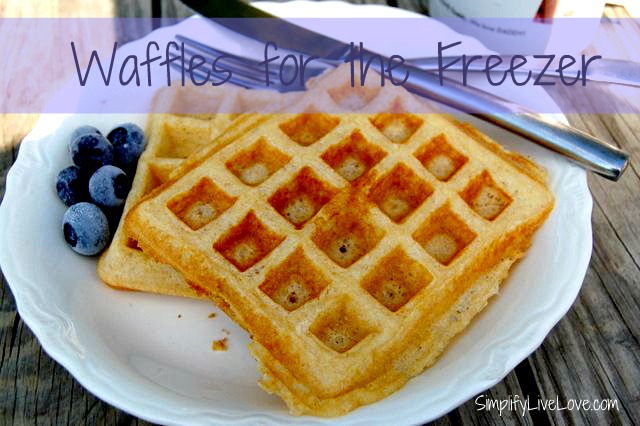 Homemade Toaster Waffles – Perfect for Back2School