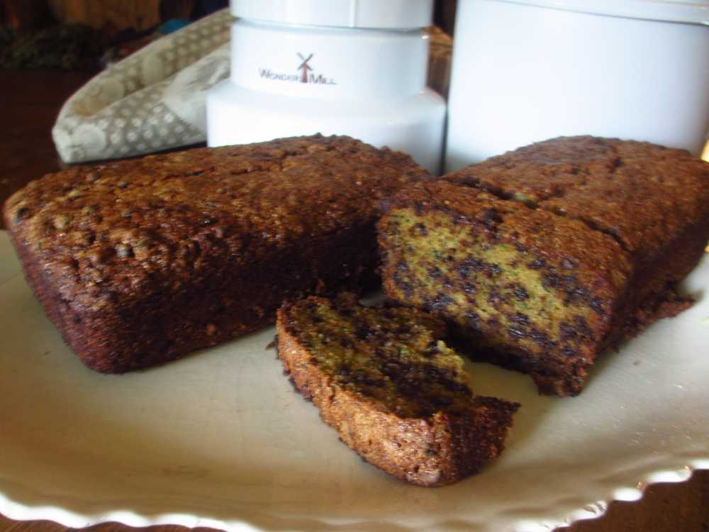 Whole Wheat Chocolate-Chip Zucchini Bread