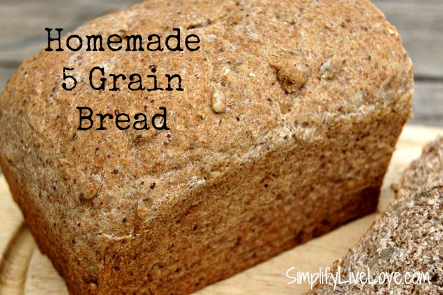 Homemade 5 Grain Bread ~ 5 loaves in under 90 minutes