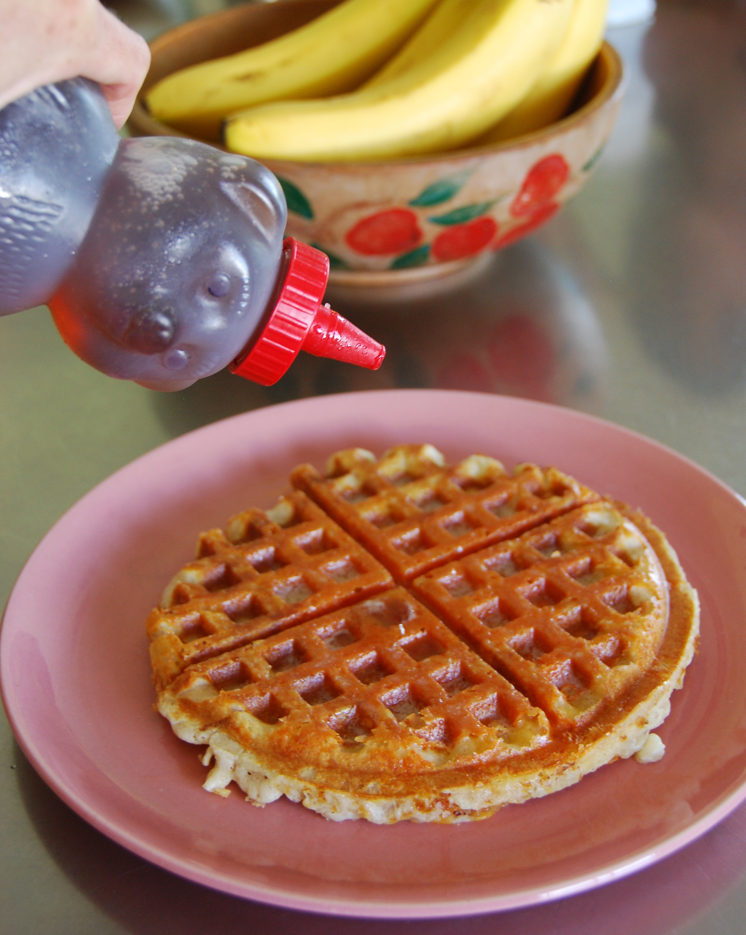 Easy Cheesy Buttermilk Waffles