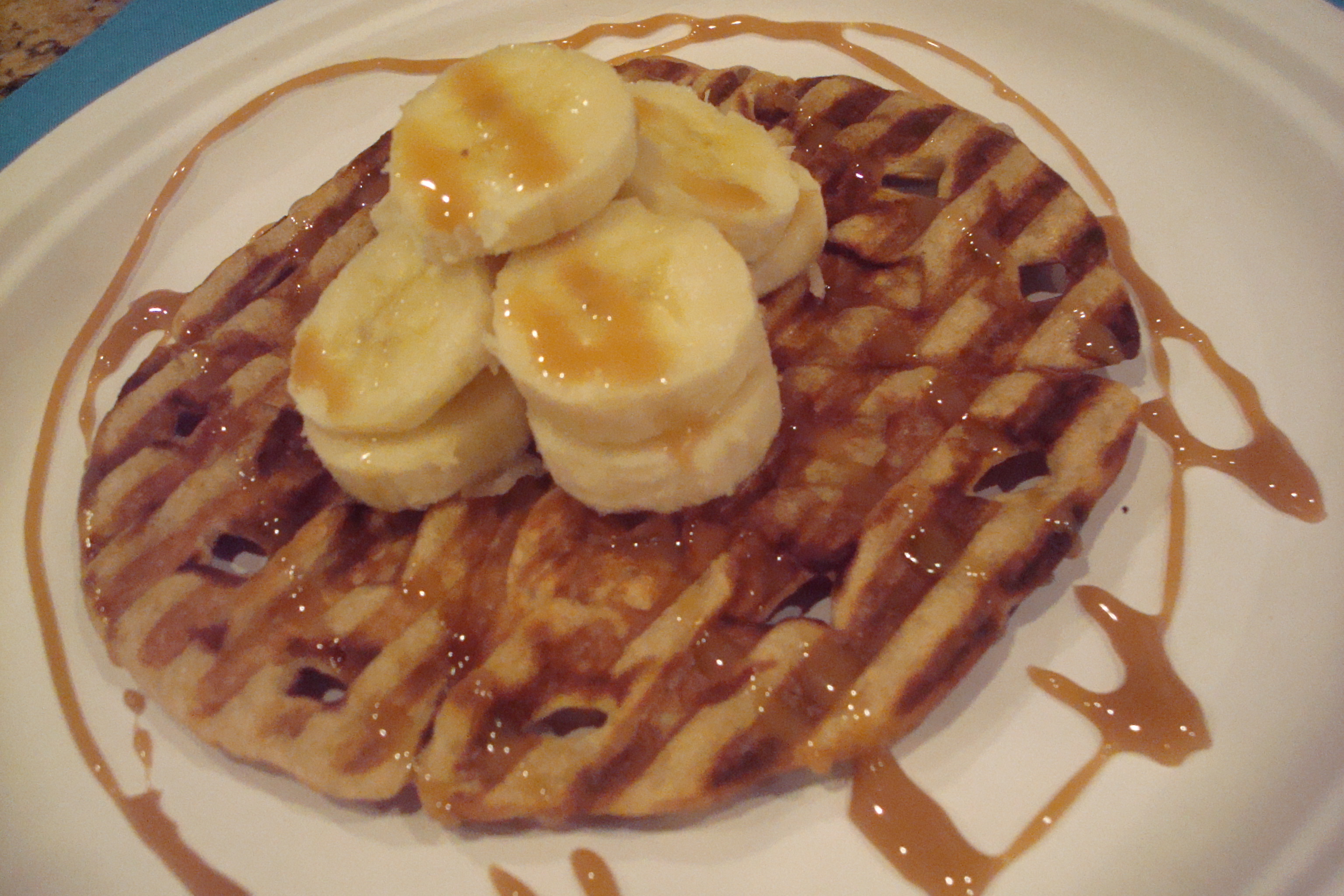 Waffle Tostada Dessert