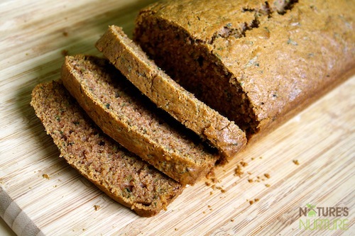 Zucchini Spice Bread with Coconut Oil