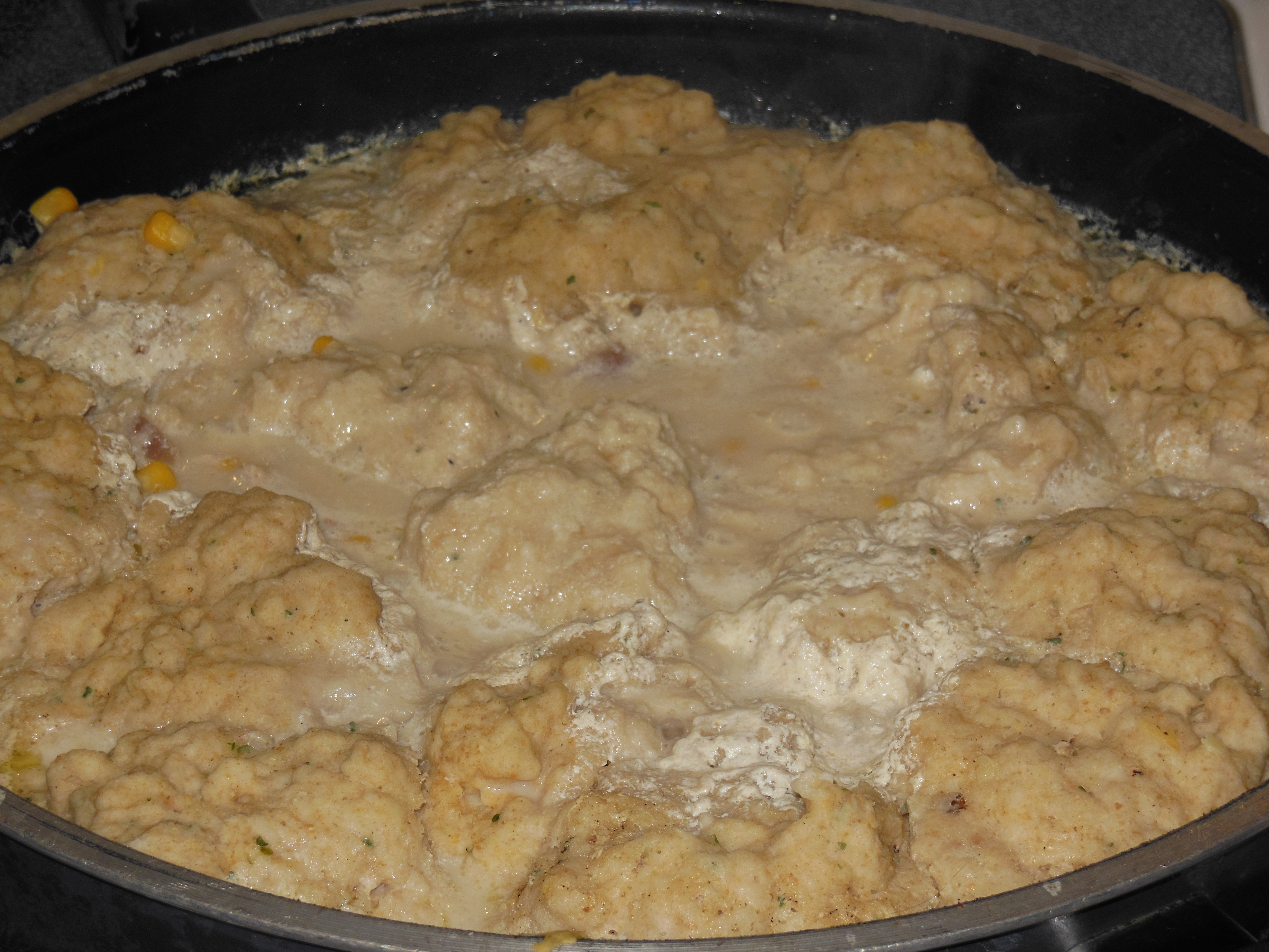 Chicken and Fresh Wheat Dumplings