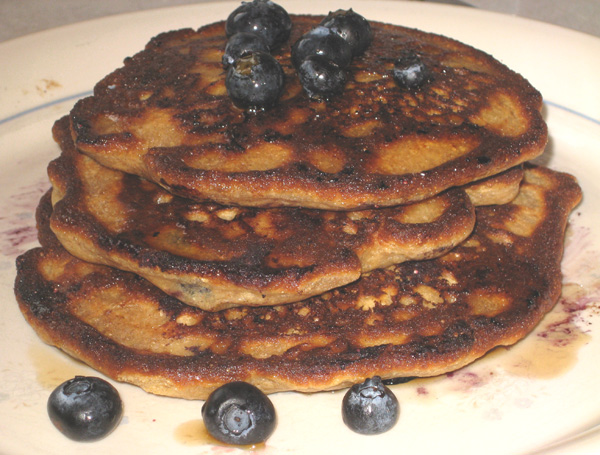 Blueberry Buckwheat Pancakes