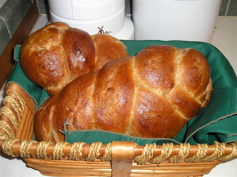 Braided Bread Machine Challah