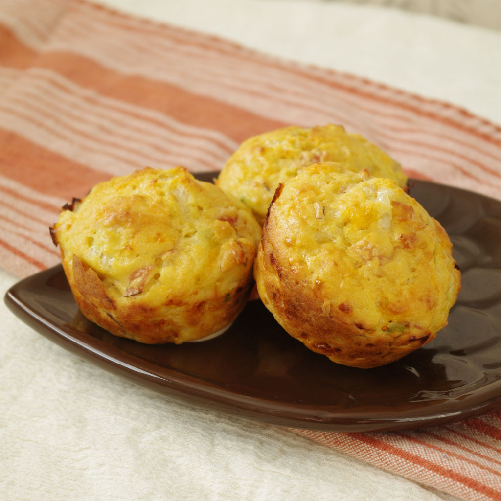 Kamut & Cottage Cheese Breakfast Muffins