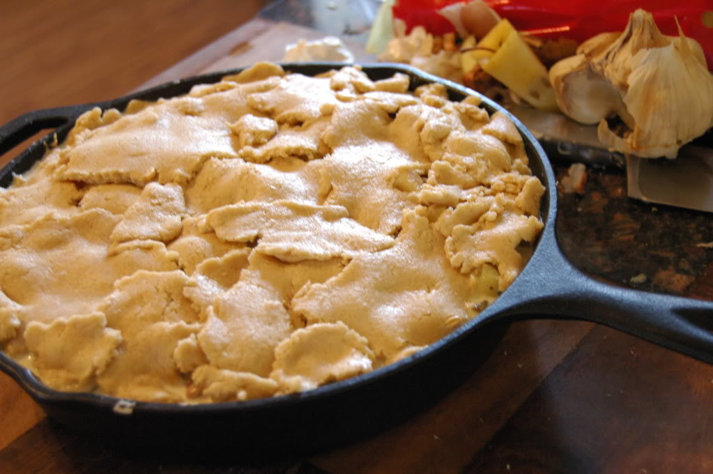 Yogurt Dough & Turkey Pot Pie