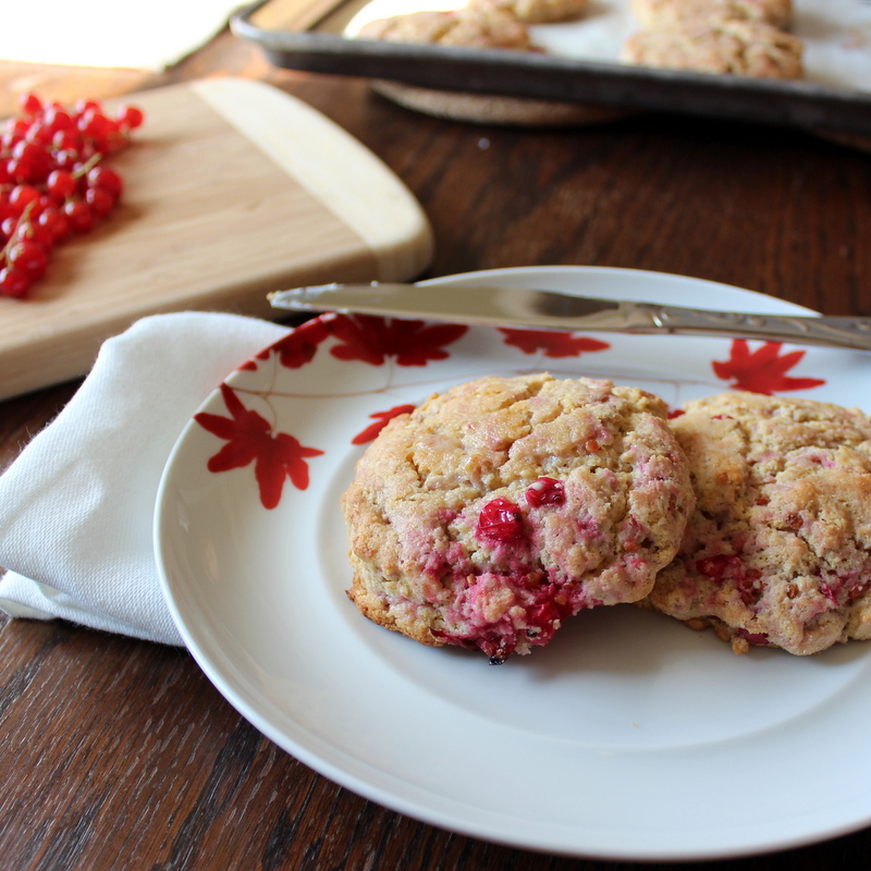 Fresh Red Currant Scones