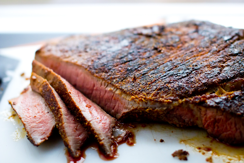 Cornmeal Crusted Steak