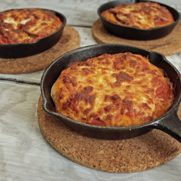 Individual Skillet Pizzas