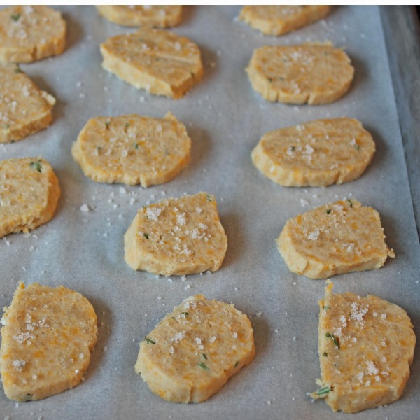 Cheddar Rosemary Shortbread 6