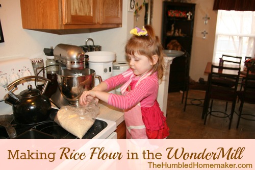 Making Rice Flour