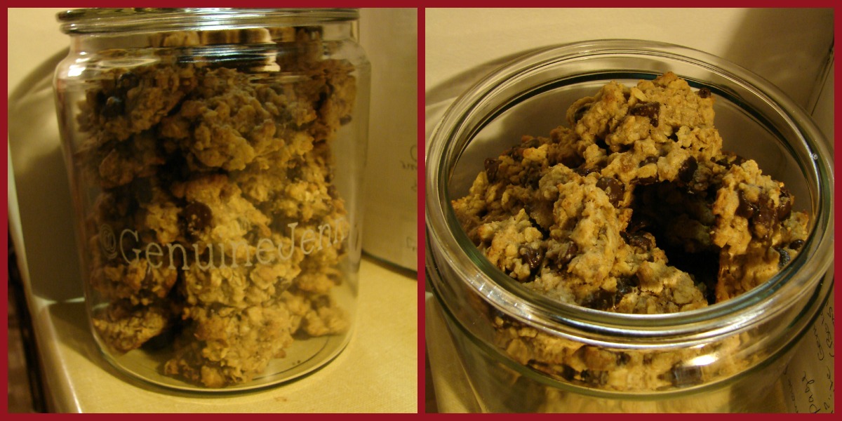 Oatmeal Chocolate Chip Cookies with Pinto Bean Flour