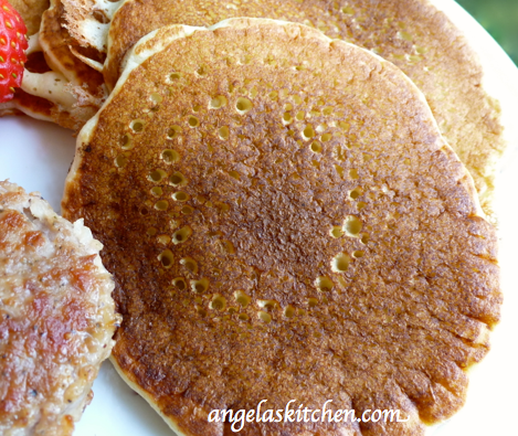 Angela's Kitchen Gluten Free Dairy Free Overnight Yeasted Pancakes