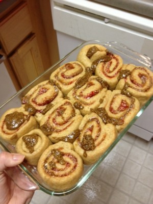 cinnamon rolls uncooked