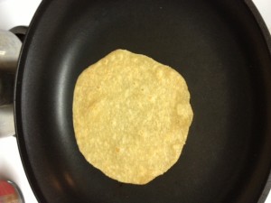 finished tortilla