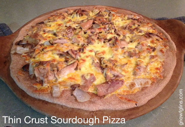 Thin Crust Sourdough Pizza