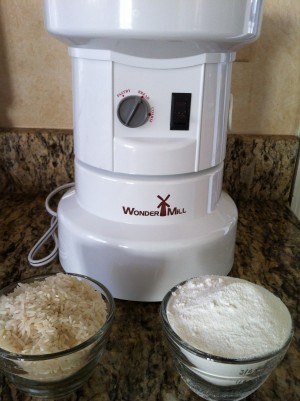 Wonder Mill and rice flour