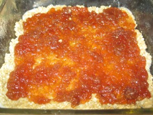 Crust and jam.