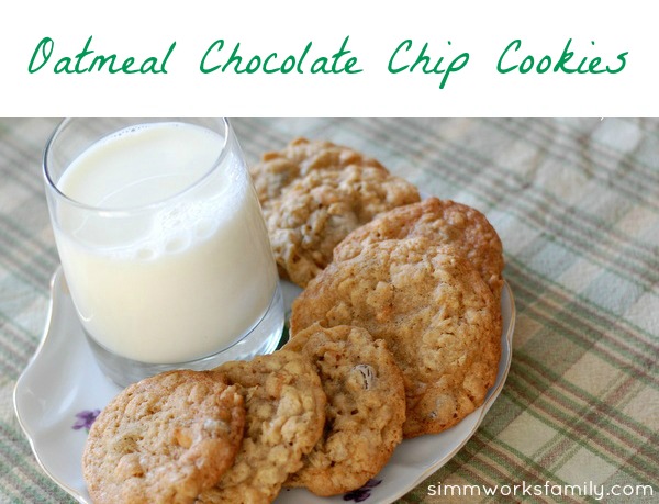 Oatmeal Chocolate Chip Cookies