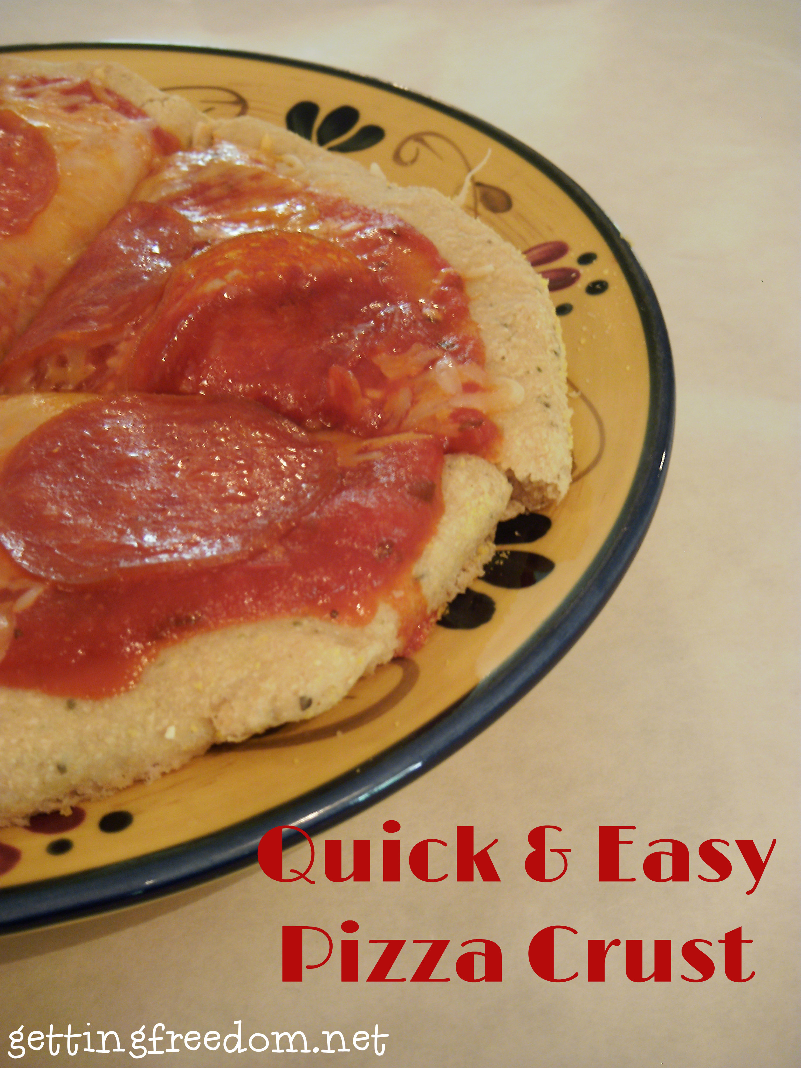 Quick and Easy Homemade Pizza Crust