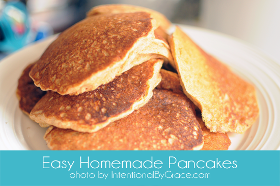 easy homemade pancakes