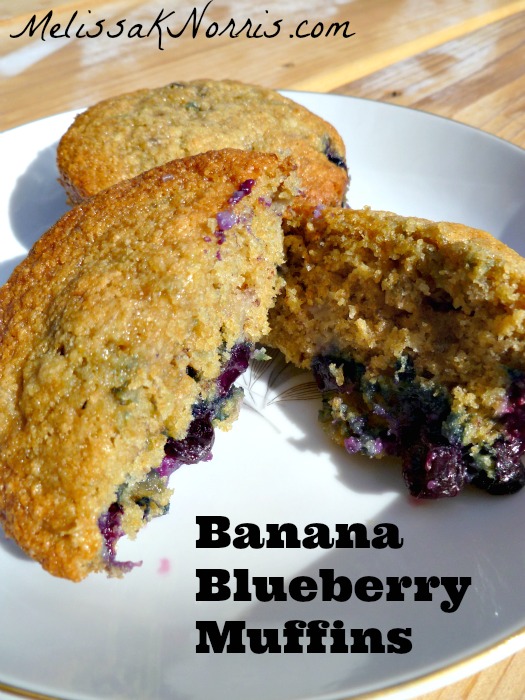 Banana Blueberry Muffins