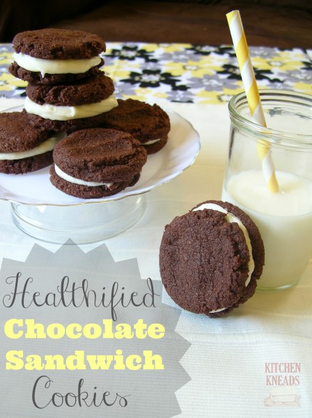 Healthified Chocolate Sandwich Cookies