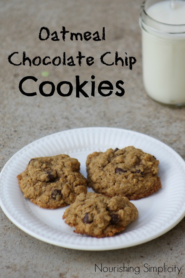 Oatmeal Chocolate Chip Cookies