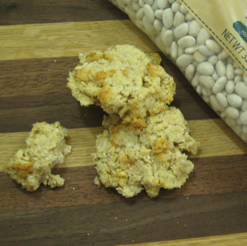 white bean flour cookies