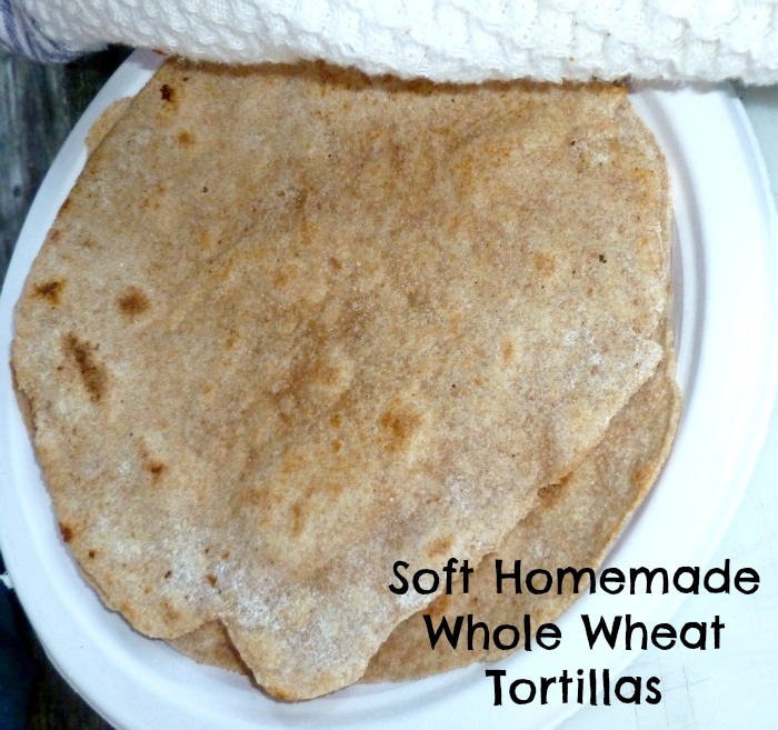 How to Make Soft Homemade Whole Wheat Flour Tortillas