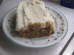 White bean spice cake