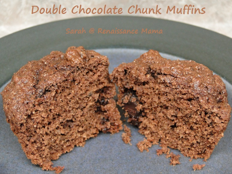 Double Chocolate Chunk Muffins