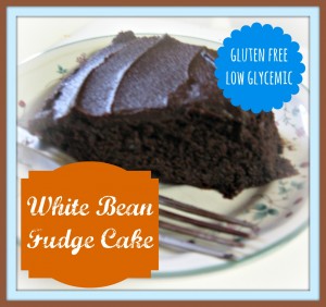 white bean fudge cake
