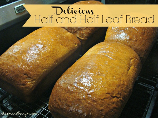 Delicious Half and Half Loaf Bread