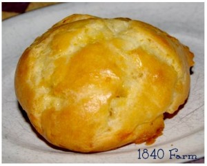 Smoked Cheddar Gougere from 1840 Farm