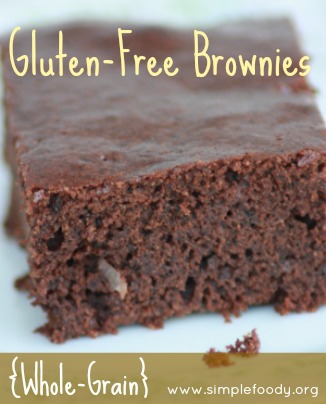 Gluten-Free Brownies {whole-grain}