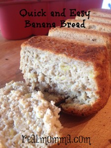 Easy Banana Bread with Quinoa Flour