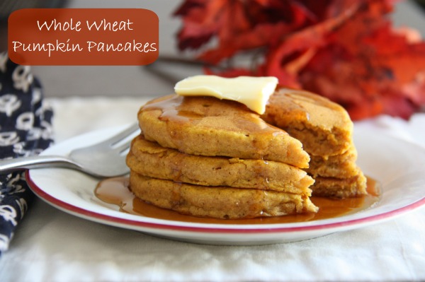 Whole Wheat Pumpkin Pancakes