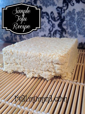 simple tofu recipe with soy flour
